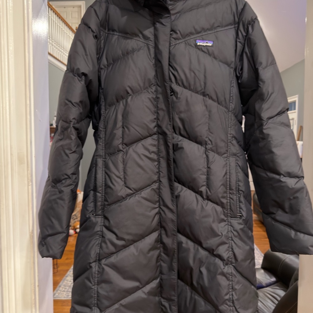 Patagonia Women's Down With It Parka, large, black